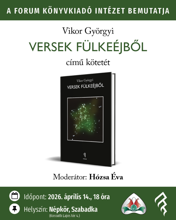 Vikor Györgyi: Versek fülkeéjből – könyvbemutató a Népkörben