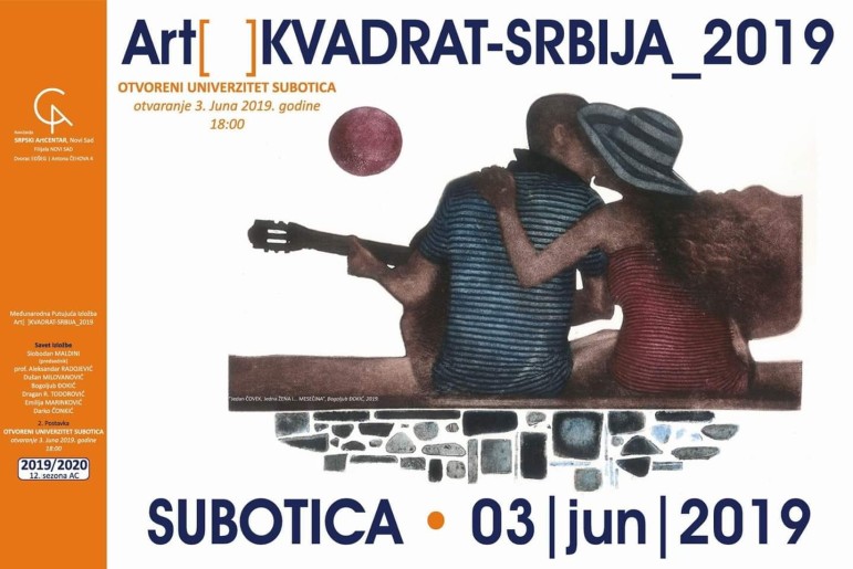 Izložba slika: Art kvadrat - Srbija 2019