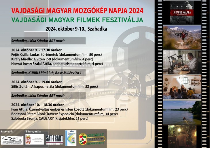 Dani vojvođanskog-mađarskog filma 2024 / Vajdasági Magyar Mozgókép Napja 2024