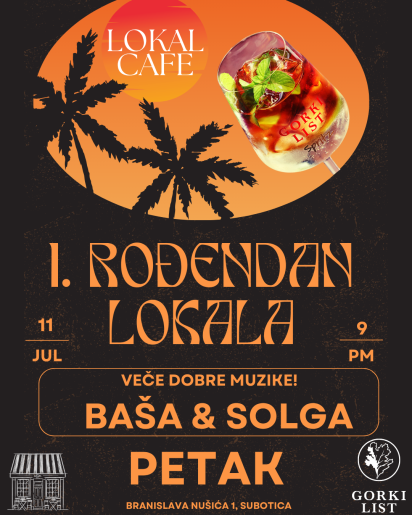 Rođendan Lokal Cafea – Veče dobre muzike