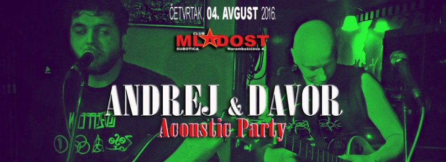 Akustična svirka: Andrej & Davor