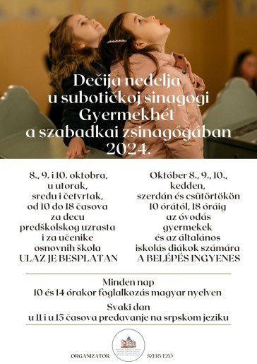 Dečija nedelja u subotičkoj sinagogi