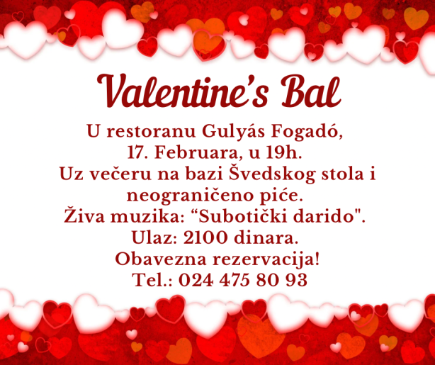 Dan zaljubljenih u Guljaš Fogado