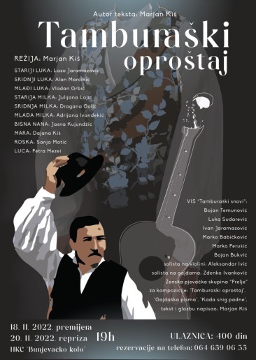 Predstava "Tamburaški oproštaj"