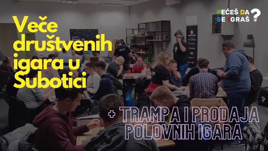 Veče društvenih igara u Subotici