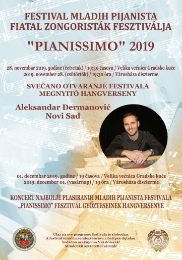 Svečano otvaranje festivala mladih pianista "Pianissimo" 2019