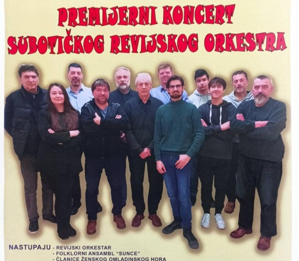 Premijerni koncert Subotičkog revijskog orkestra