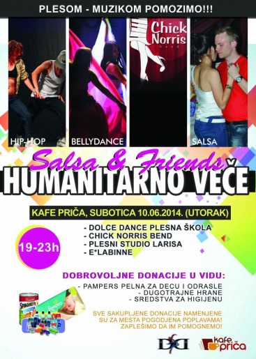 Dolce dance humanitarno veče - Salsa & friends