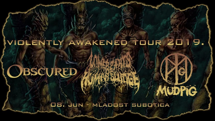 Violently awakened tour