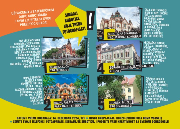 Fotografski lov na blago - subotička kulturna baština