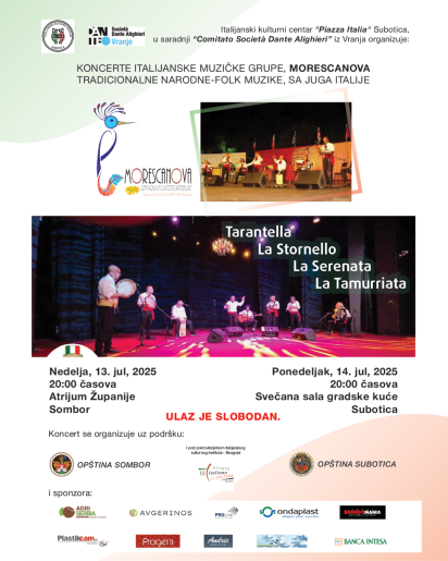Koncert italijanske grupe "MorescaNova"