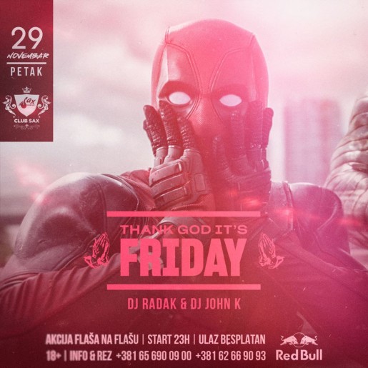 Thank God it's friday