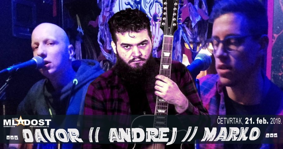 Akustična svirka: Andrej, Davor & Marko