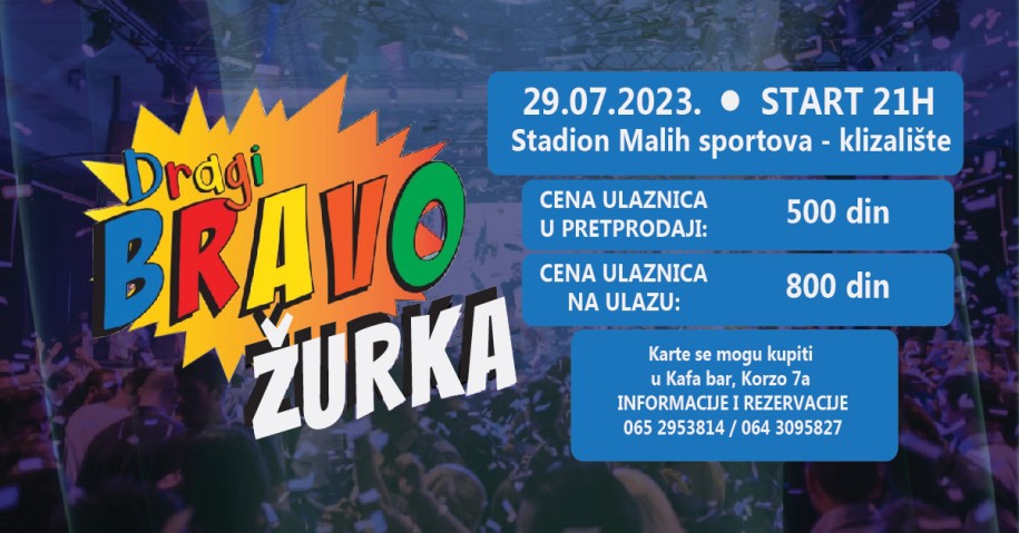 DRAGI BRAVO žurka