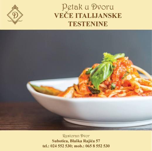 Veče italijanske testenine