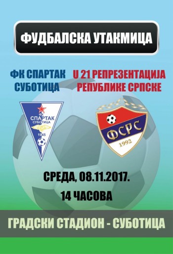 Fudbal: Spartak - Republika Srpska U21