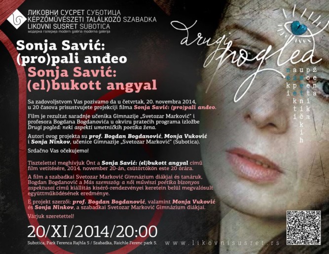 Projekcija filma Sonja Savić: (pro)pali anđeo