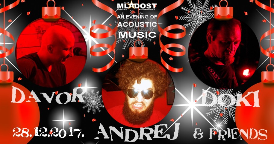 Akustična svirka: Andrej, Davor, Doki