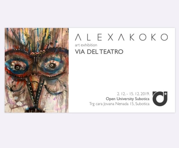 Izložba: Via del teatro - Aleksandra Kokotović