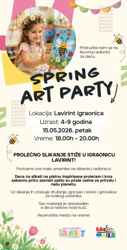 Likovna radionica za decu - igraonica Lavirint