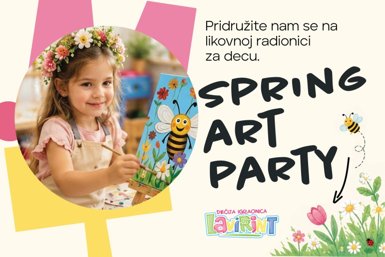 Likovna radionica za decu - igraonica Lavirint
