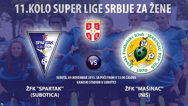 Fudbal (Ž): Spartak - Mašinac