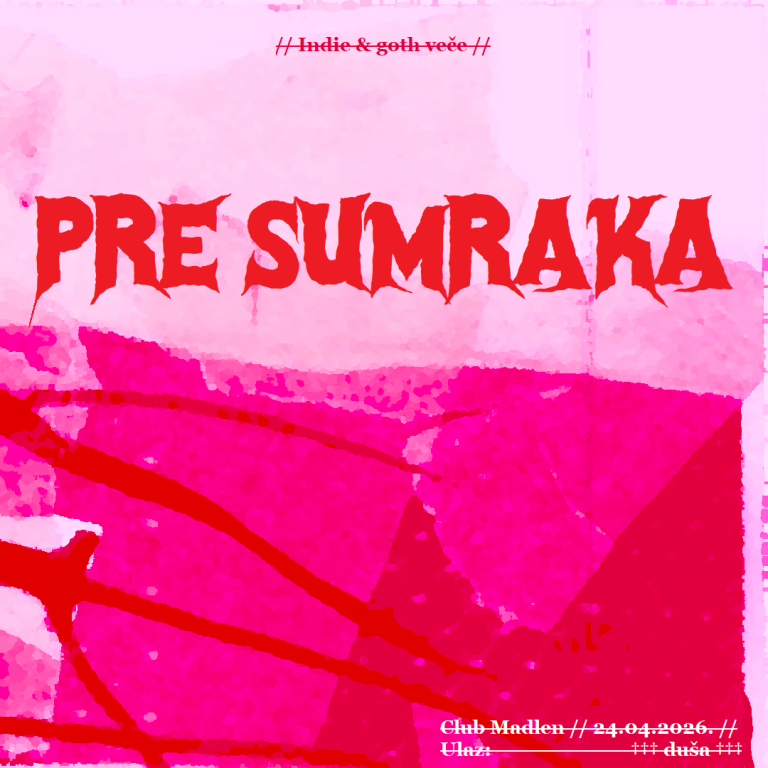 Pre sumraka - indie & goth veče