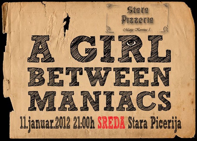 A GIRL BETWEEN MANIACS - Akustična svirka