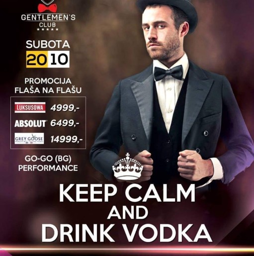 Keep calm and drink vodka