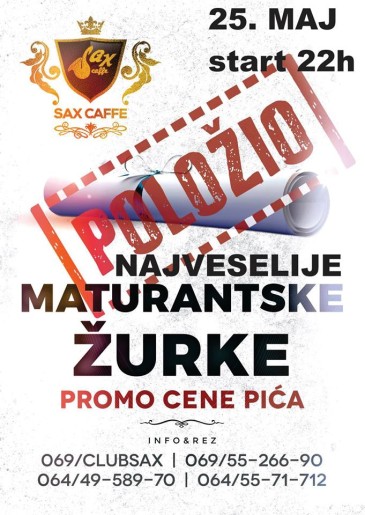 Najveselija maturantska žurka