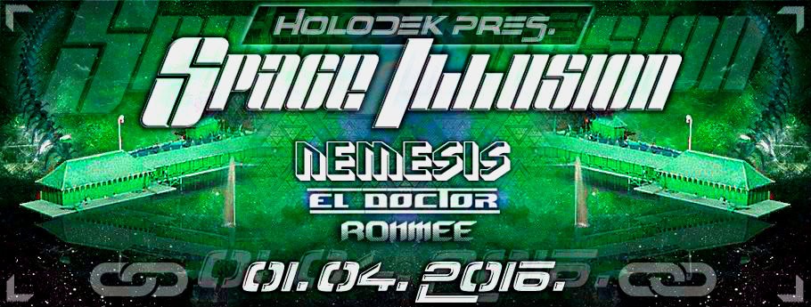 Psychedelic trance party: Space Illusion