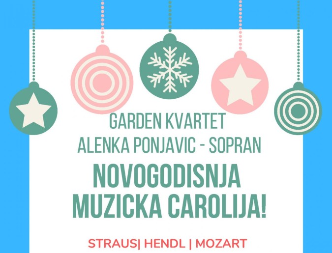Novogodišnja muzička čarolija - koncert za pomoć udruženju za zaštitu životinja