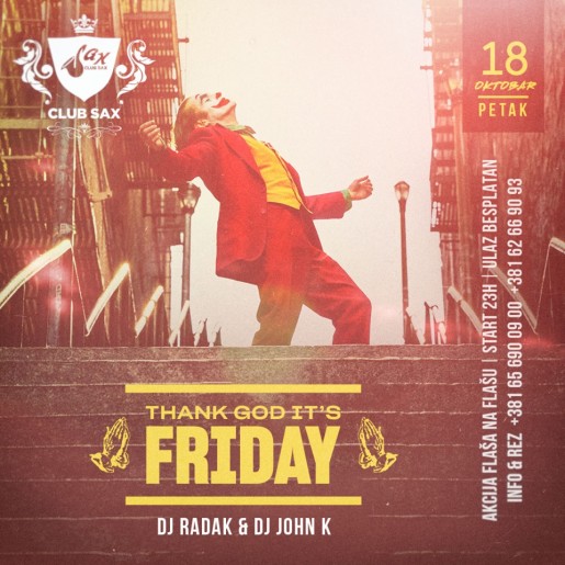 Thank God it's friday