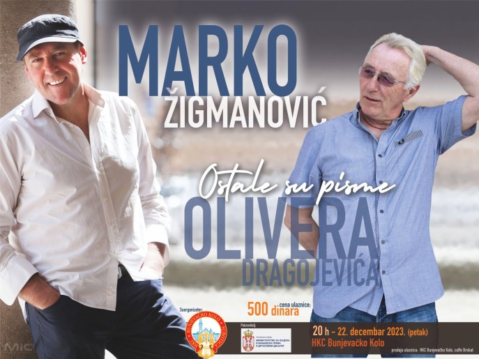 Koncert pesama Olivera Dragojevića