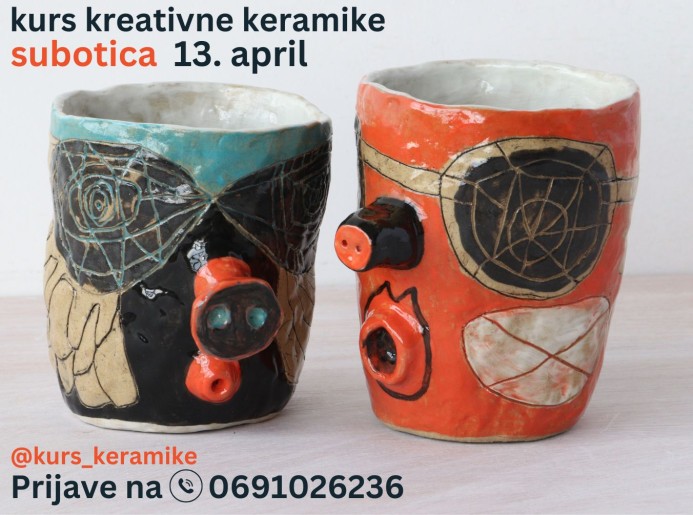 Jednodnevni kurs kreativne keramike