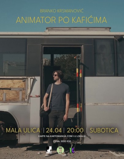 Branko Krsmanovic-animator po kaficima