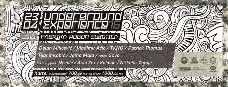 Underground Experience 2016