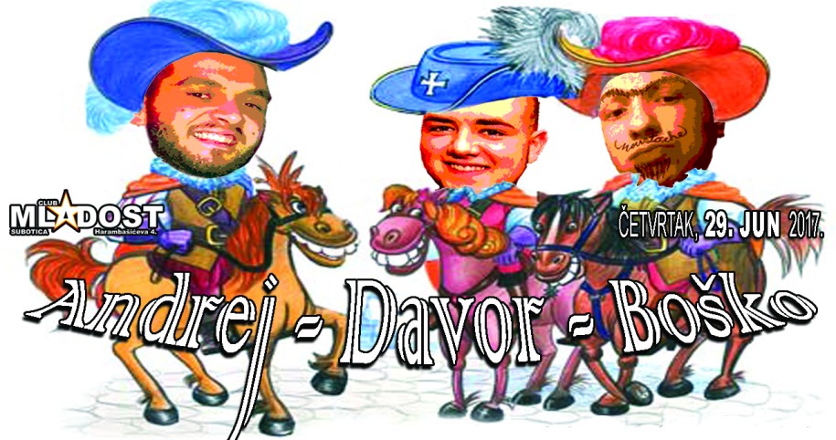 Akustična svirka: Andrej, Davor, Boško