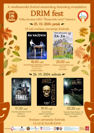 4. međunarodni festival amaterskog dramskog stvaralaštva "DRIM fest"