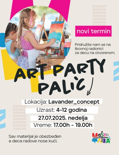 ART PARTY - likovna radionica za decu