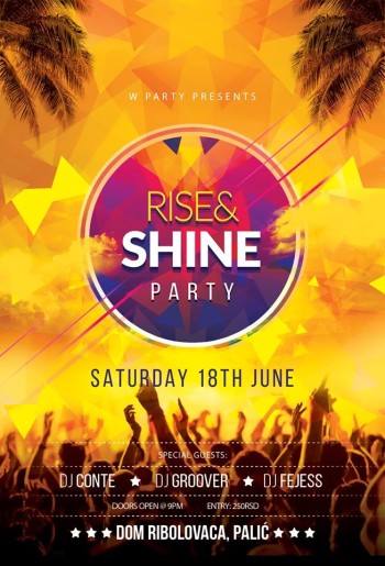 Rise & Shine - W Open Air Party