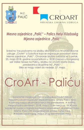 Otvaranje izložbe slika: CroArt - Paliću