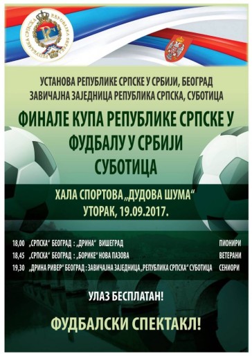 Finale „Zavičajnog kupa Republike Srpske” u malom fudbalu