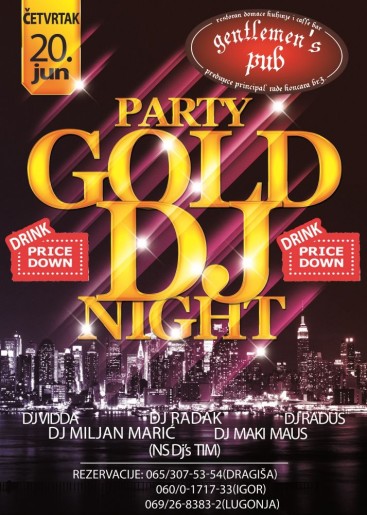 Gold DJ Night