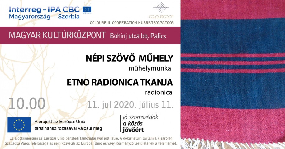 Etno radionica tkanja - Etno szövő műhely