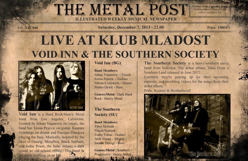 Void Inn vs. The southern society