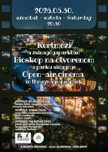 Bioskop na otvorenom u parku sinagoge