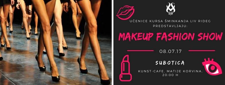 Makeup fashion show