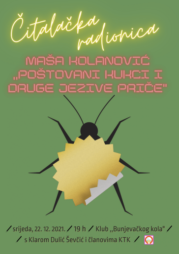 Čitalačka radionica - rad na pričama „Poštovani kukci i druge jezive priče" Maše Kolanović