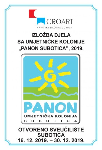 Otvaranje izložbe slika nastalih na VIII sazivu umjetničke kolonije "Panon Subotica 2019"